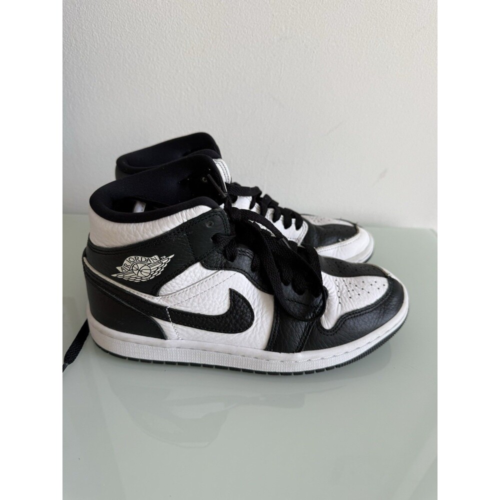✿ Air Jordan 1 Mid Panda Black White DR0501-101 US 6.5Y EUR 37.5